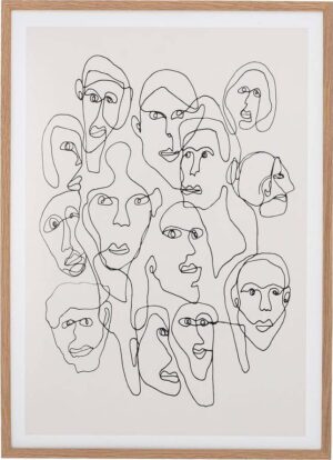 Obraz 52x72 cm Chichi – Bloomingville. Cvičení