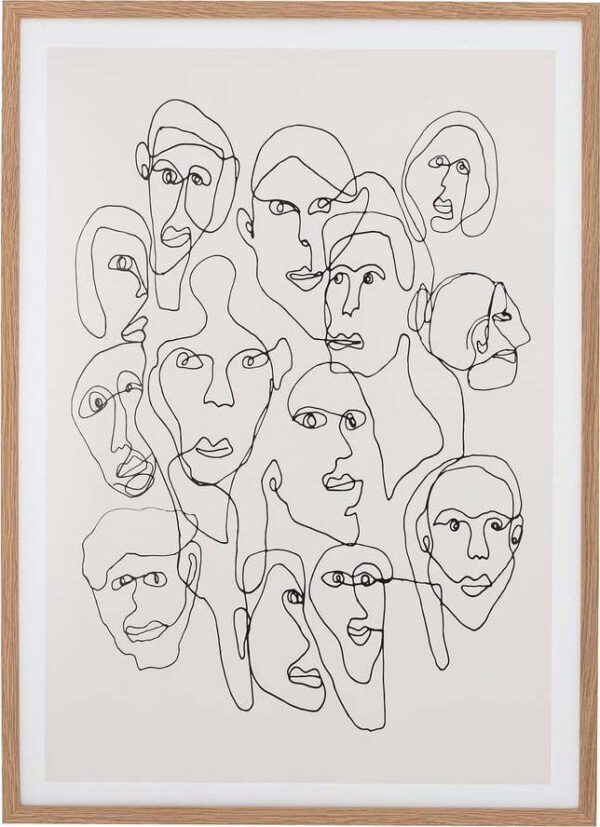 Obraz 52x72 cm Chichi – Bloomingville. Cvičení