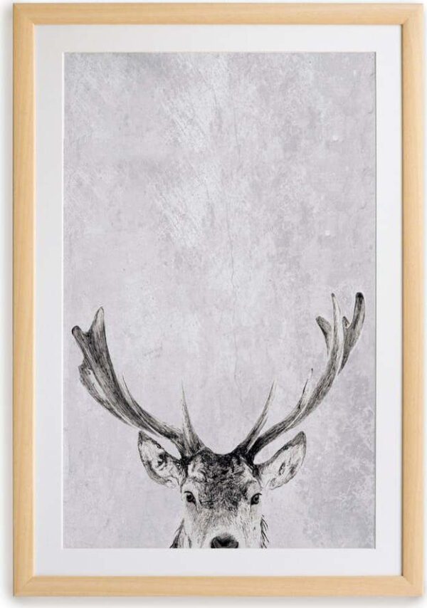 Obraz 30x40 cm Deer – Surdic. Cvičení