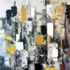 Obraz s ručně malovanými prvky 70x100 cm Cityscape – Styler. Cvičení