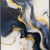 Obraz s ručně malovanými prvky 70x100 cm Sky – Styler. Cvičení