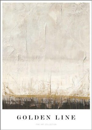 Obraz 52x72 cm Golden Line – Malerifabrikken. Cvičení