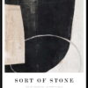 Obraz 72x102 cm Sort Of Stone – Malerifabrikken. Cvičení
