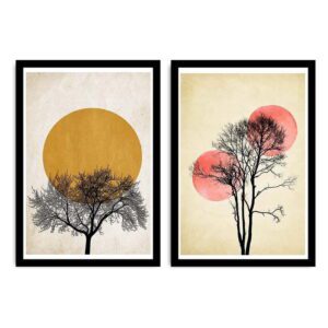 Obrazy v sadě 2 ks 36x51 cm – Wallity. Cvičení