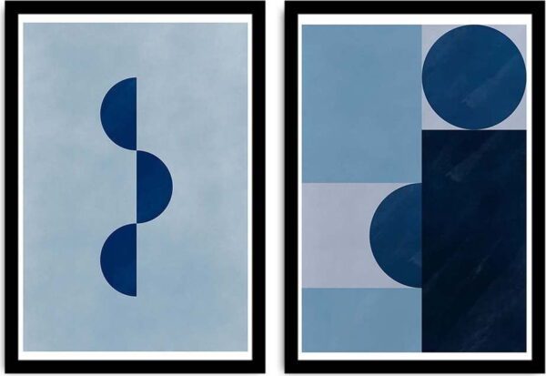 Obrazy v sadě 2 ks 36x51 cm Shapes – Wallity. Cvičení