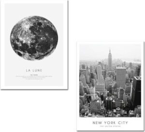 Obrazy v sadě 2 ks 30x40 cm New York City – Wallity. Cvičení