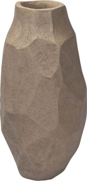Béžová váza z polyresinu (výška 18 cm) Nuki – Mette Ditmer Denmark. Cvičení
