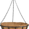 Kovový závěsný květináč ø 36 cm – Esschert Design. Cvičení