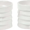 Porcelánové svícny v sadě 2 ks Ribbon – Mette Ditmer Denmark. Cvičení