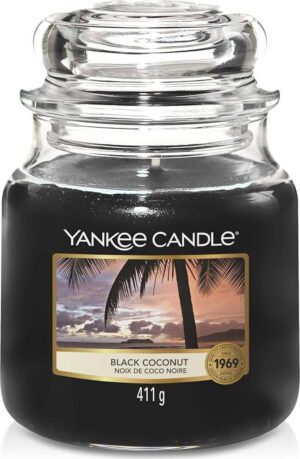 Vonná svíčka doba hoření 65 h Black Coconut – Yankee Candle. Cvičení