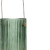 Zelená skleněná váza (výška 15 cm) Lanate – Restilo. Cvičení