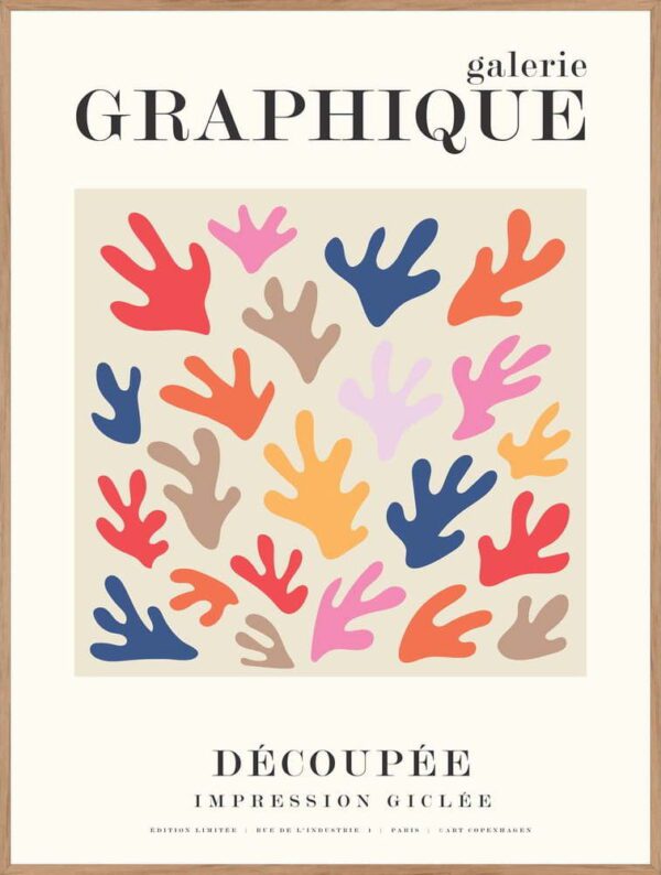 Obraz 31x41 cm Graphique 12 – Malerifabrikken. Cvičení