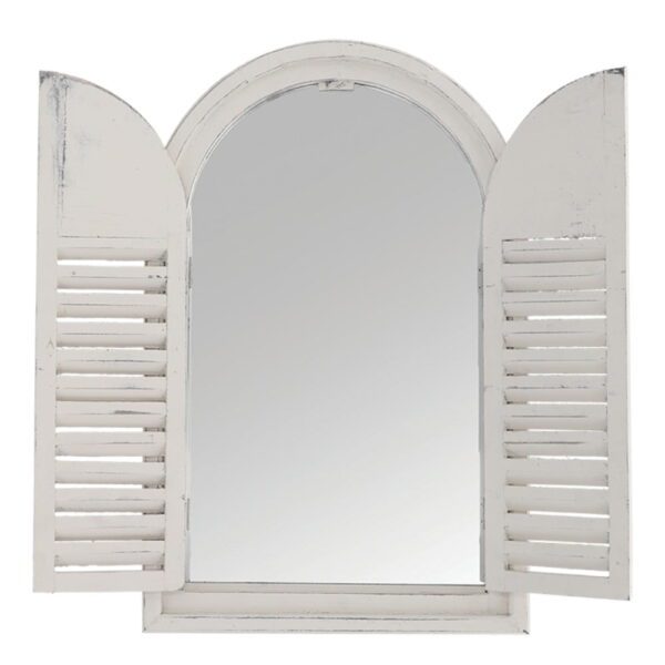 Venkovní zrcadlo s dřevěným rámem 37x59 cm – Esschert Design. Cvičení