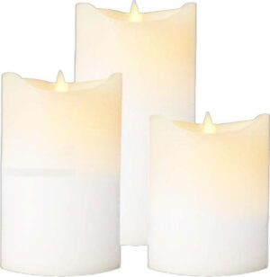 LED svíčky v sadě 3 ks (výška 15 cm) Sara – Sirius. Cvičení