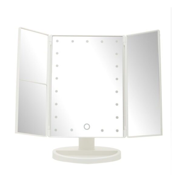 Kosmetické zrcadlo s osvětlením 18x28 cm Cassini – Premier Housewares. Cvičení