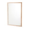 Nástěnné zrcadlo s dřevěným rámem 60x90 cm Lodur – Rowico. Cvičení