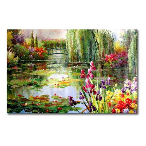 Nástěnný obraz na plátně Impressionist Garden