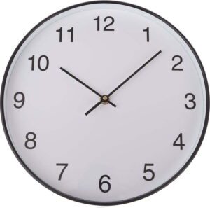 Nástěnné hodiny ø 30.5 cm - Dakls. Cvičení