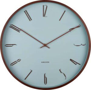 Nástěnné hodiny ø 40 cm Scandia – Karlsson. Cvičení