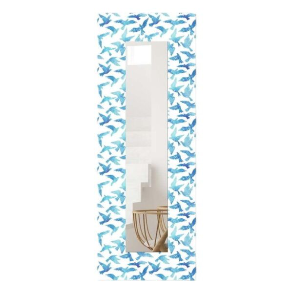 Nástěnné zrcadlo s dřevěným rámem 40x120 cm – Wallity. Cvičení