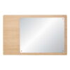 Nástěnné zrcadlo s dřevěným rámem 80x50 cm Split – Hübsch. Cvičení