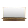 Nástěnné zrcadlo s poličkou 61x38 cm Feyza – White Label. Cvičení