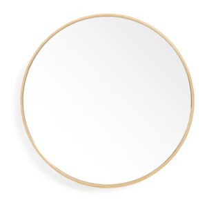 Nástěnné zrcadlo s rámem z dubového dřeva Wireworks Glance