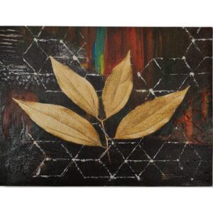 Ručně malovaný obraz 100x70 cm Leaf – Wallity. Cvičení