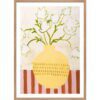 Obraz 52x72 cm Yellow Vase – Malerifabrikken. Cvičení
