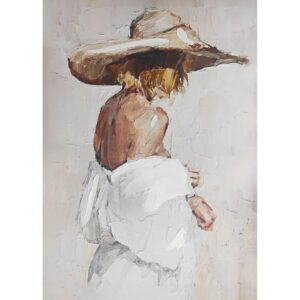 Obraz s ručně malovanými prvky 70x100 cm Charlotte – Styler. Cvičení