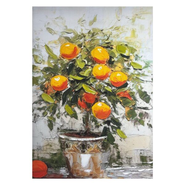 Obraz s ručně malovanými prvky 70x100 cm Oranges – Styler. Cvičení