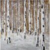 Ručně malovaný obraz 70x70 cm Birch Wood – Wallity. Cvičení