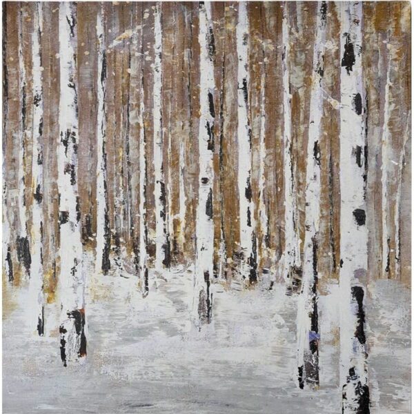 Ručně malovaný obraz 70x70 cm Birch Wood – Wallity. Cvičení