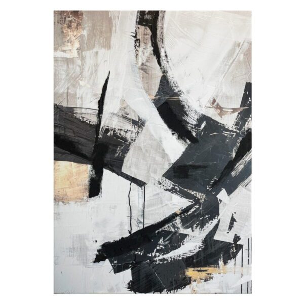 Obraz s ručně malovanými prvky 70x100 cm Ash – Styler. Cvičení