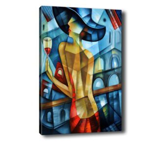 Obraz Tablo Center Cubistic Lady