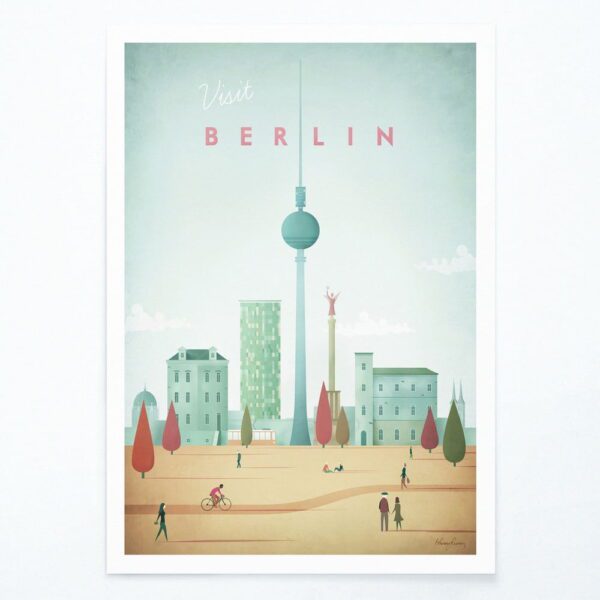 Plakát Travelposter Berlin