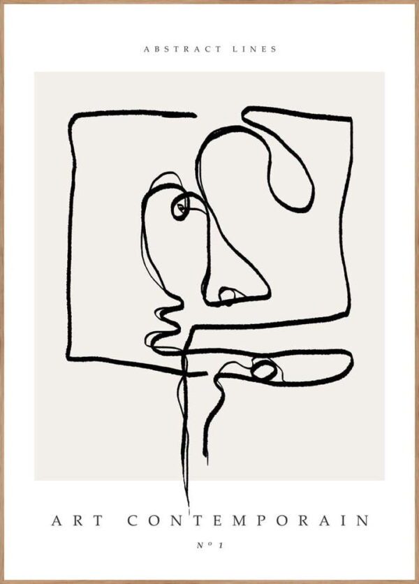Obraz 50x70 cm Art Contemporain – Malerifabrikken. Cvičení