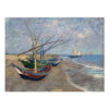 Reprodukce obrazu Vincenta van Gogha - Fishing Boats on the Beach at Les Saintes-Maries-de la Mer