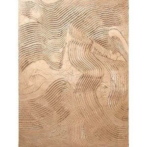 Ručně malovaný obraz 88x118 cm Metallic Brown – Malerifabrikken. Cvičení