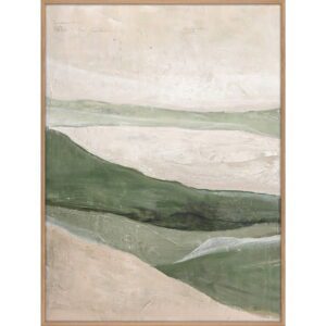 Ručně malovaný obraz 90x120 cm Green Field – Malerifabrikken. Cvičení