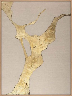 Ručně malovaný obraz 90x120 cm Wild Horizon Gold – Malerifabrikken. Cvičení