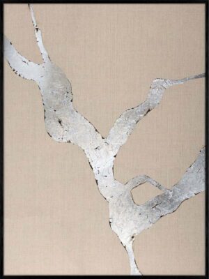 Ručně malovaný obraz 90x120 cm Wild Horizon Silver – Malerifabrikken. Cvičení