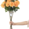 Umělé květiny v sadě 10 ks (výška 62 cm) Dahlia – Restilo. Cvičení