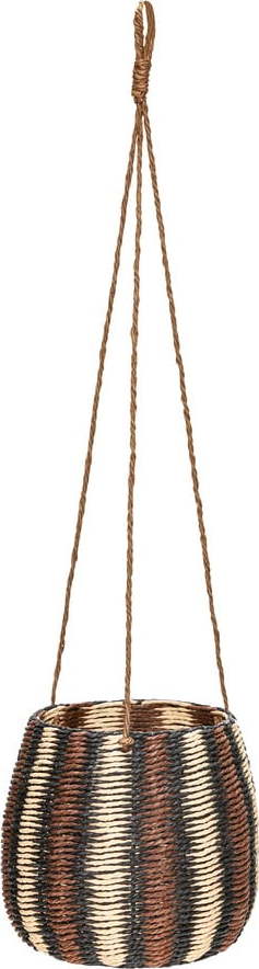 Závěsný květináč ø 17 cm Faye – Hübsch. Cvičení