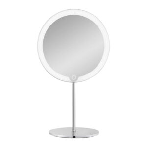 Kosmetické zvětšovací zrcadlo s osvětlením (5x) ø 20 cm MODO – Blomus. Cvičení