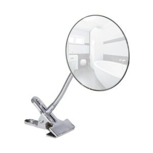Kosmetické zvětšovací zrcadlo (5x) ø 15 cm Clip – Wenko. Cvičení
