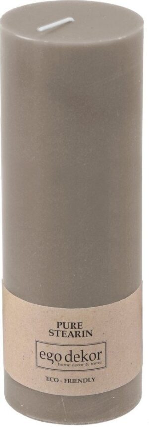 Béžově hnědá svíčka Eco candles by Ego dekor Friendly