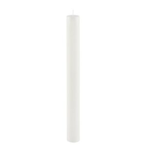Bílá dlouhá svíčka Ego Dekor Cylinder Pure