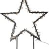 Černá venkovní světelná dekorace s vánočním motivem Spiky – Star Trading. Cvičení