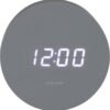 Digitální budík ø 9 cm Spry Round – Karlsson. Cvičení